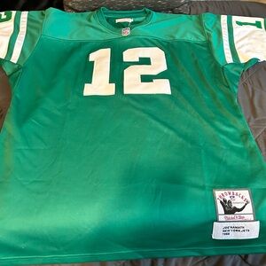 Men’s Mitchell & Ness NFL New York Jets Namath throwback football jersey!